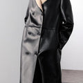 Noir Shearling Luxe Coat
