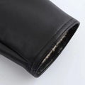 Noir Shearling Luxe Coat