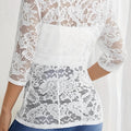 Lace Noire Illusion Blazer