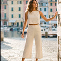 Coastal Ivory Linen Set