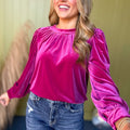 Crimson Glow Blouse