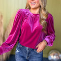 Crimson Glow Blouse