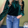Crimson Glow Blouse