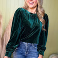 Crimson Glow Blouse