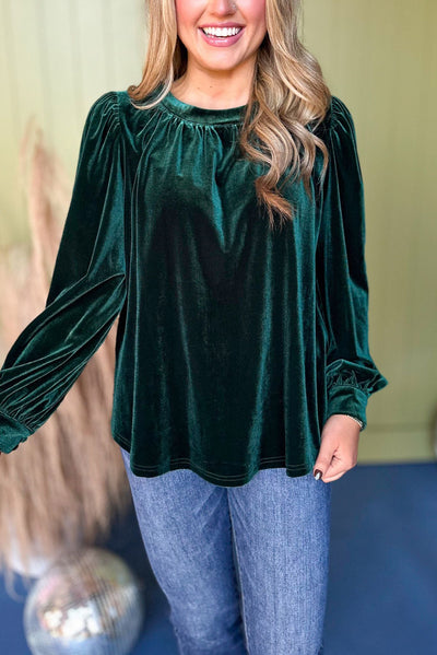 Crimson Glow Blouse