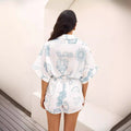 Blue Brushed Romper
