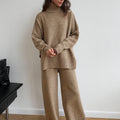 Beige Knit Set