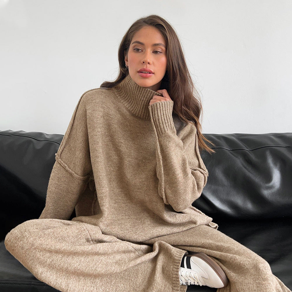 Beige Knit Set