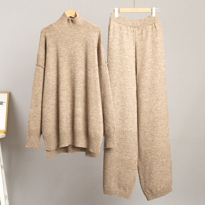 Beige Knit Set
