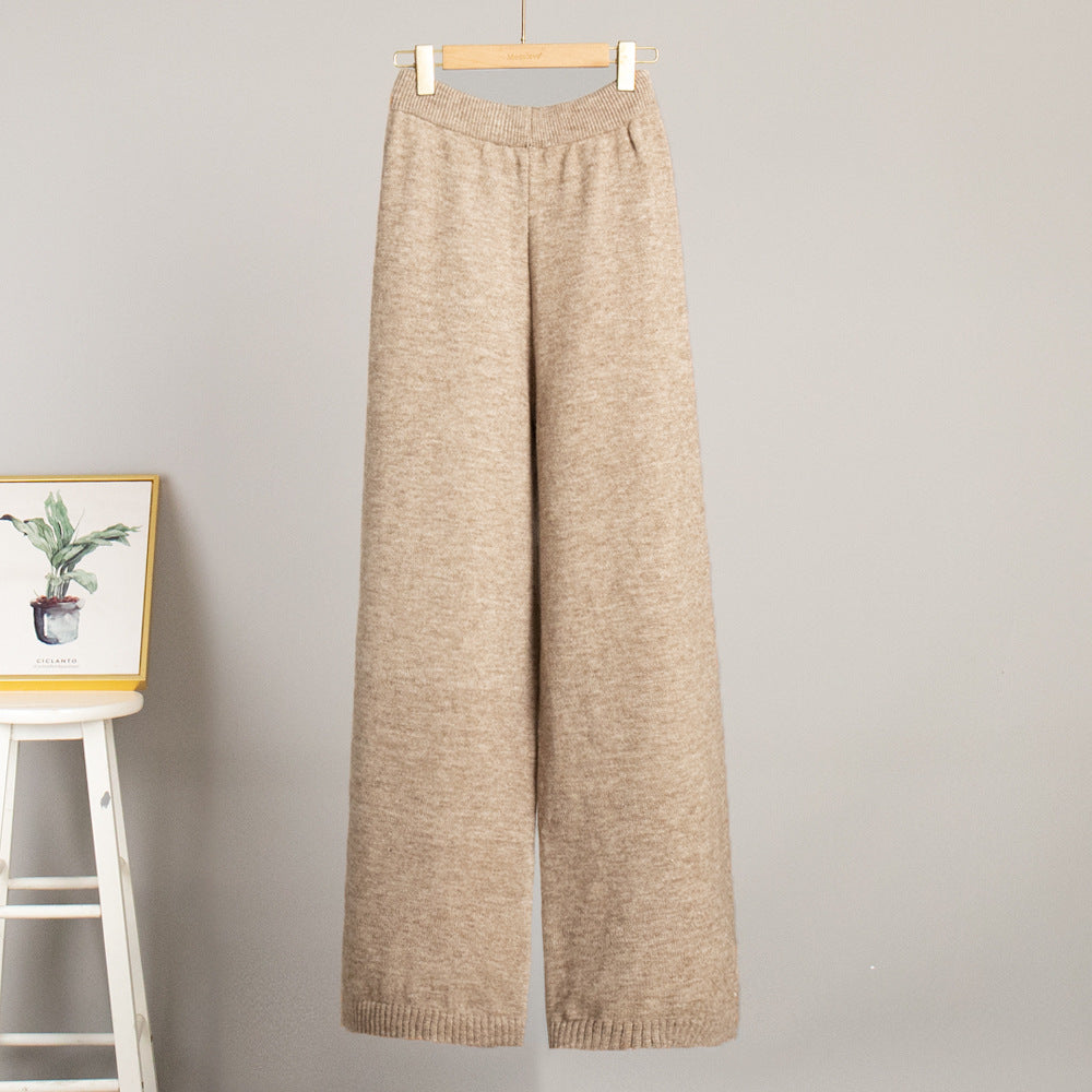 Beige Knit Set
