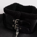 Noir Shearling Vest