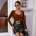 Brown Velvet Elegance