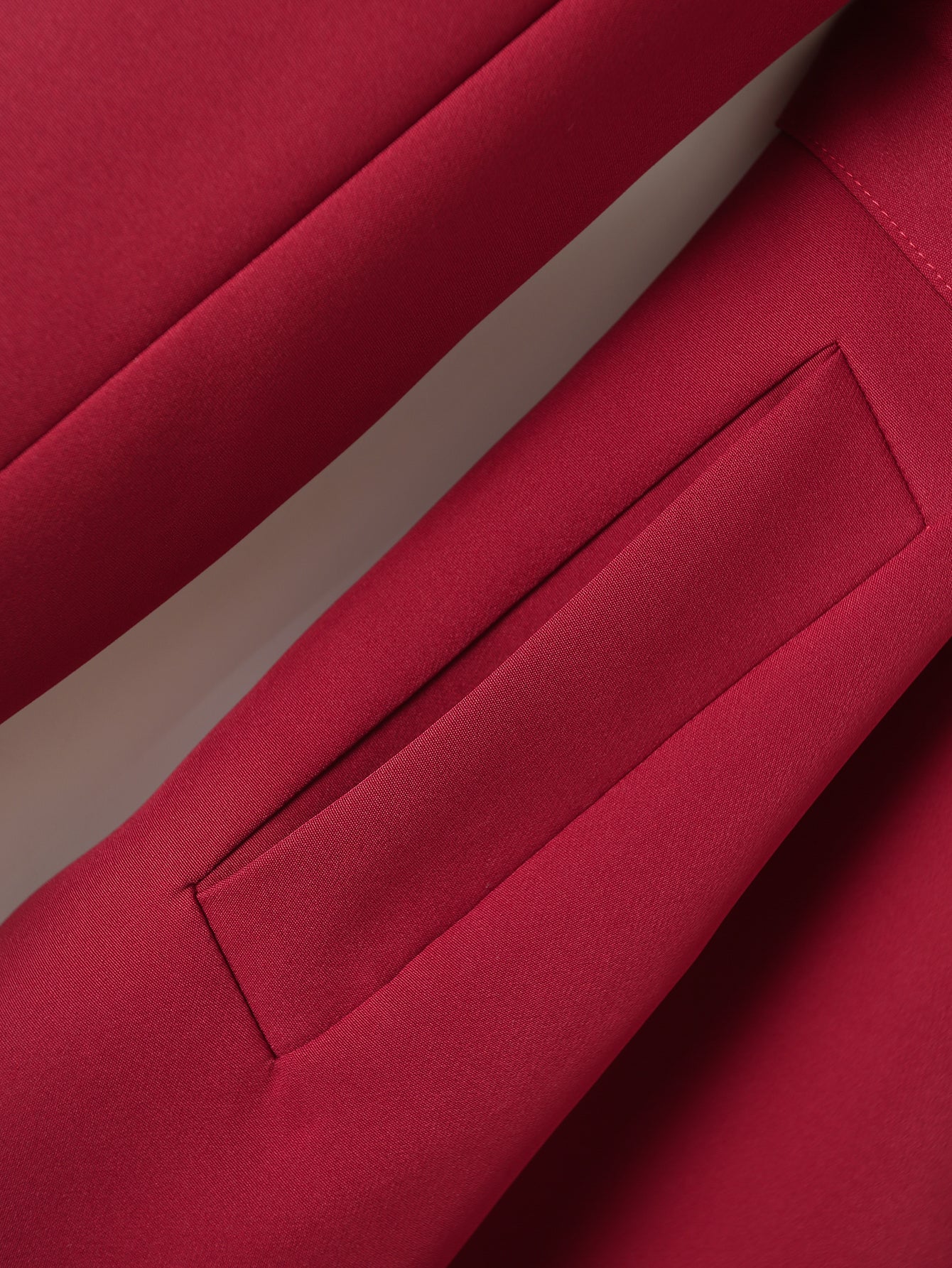 Crimson Elegance Trench