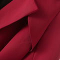 Crimson Elegance Trench
