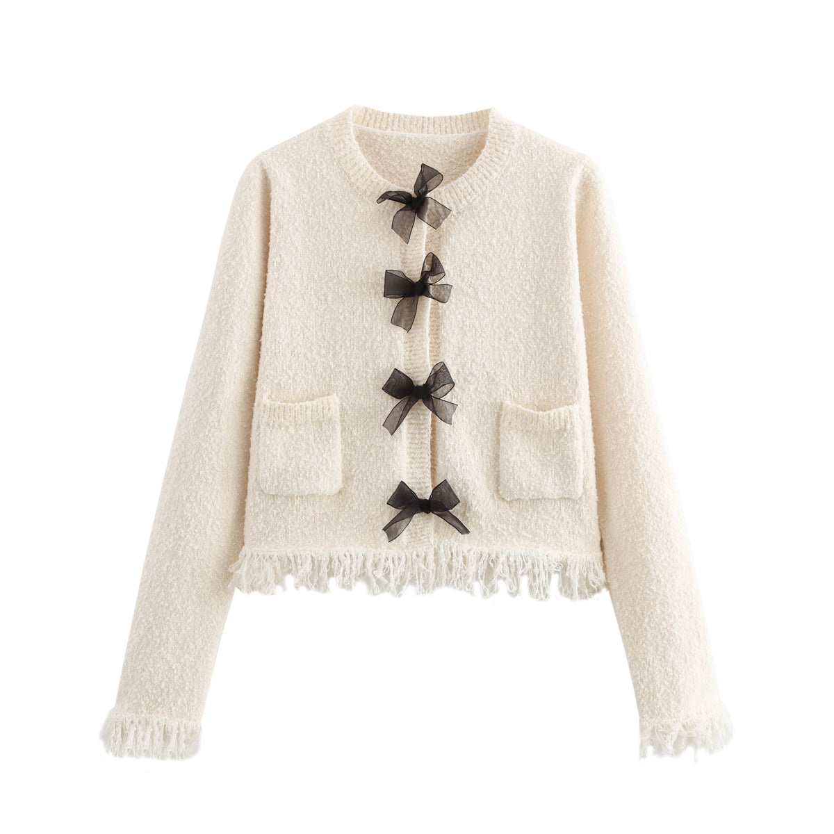 Beige Bow Set
