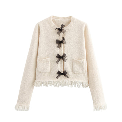 Beige Bow Set