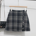 Autumn Check Skirt