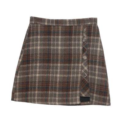 Autumn Check Skirt
