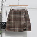 Autumn Check Skirt