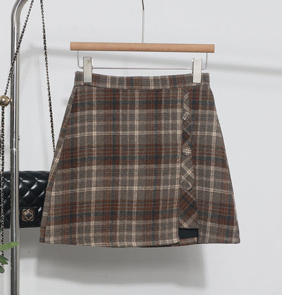 Autumn Check Skirt