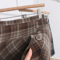 Autumn Check Skirt