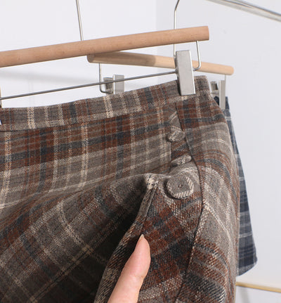 Autumn Check Skirt