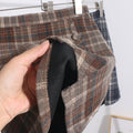 Autumn Check Skirt