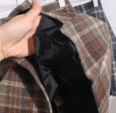 Autumn Check Skirt