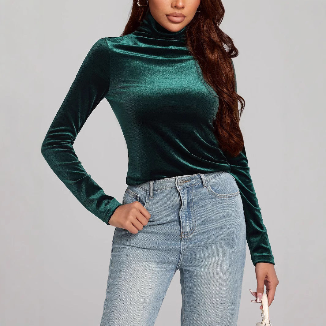 Emerald Whisper Turtleneck