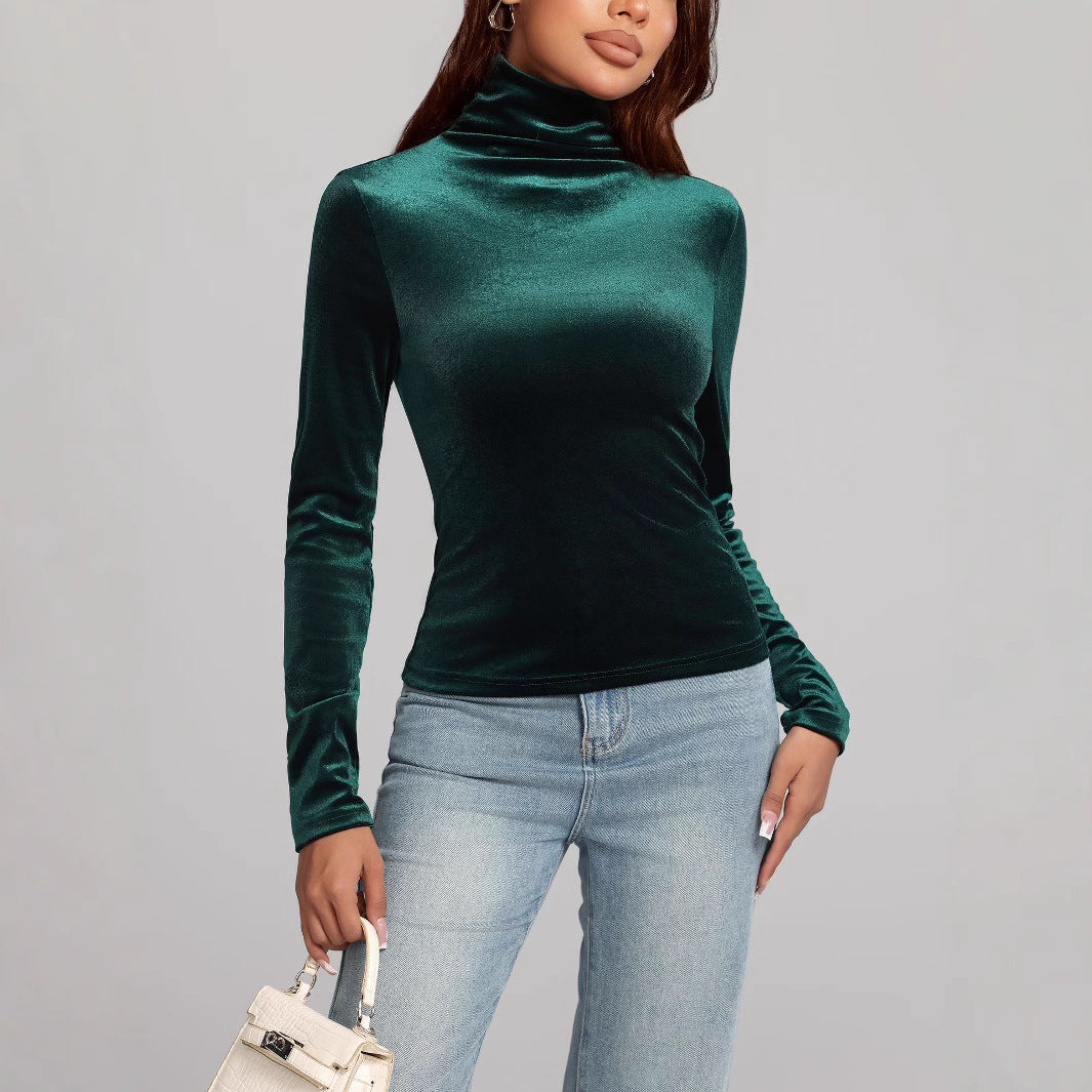 Emerald Whisper Turtleneck