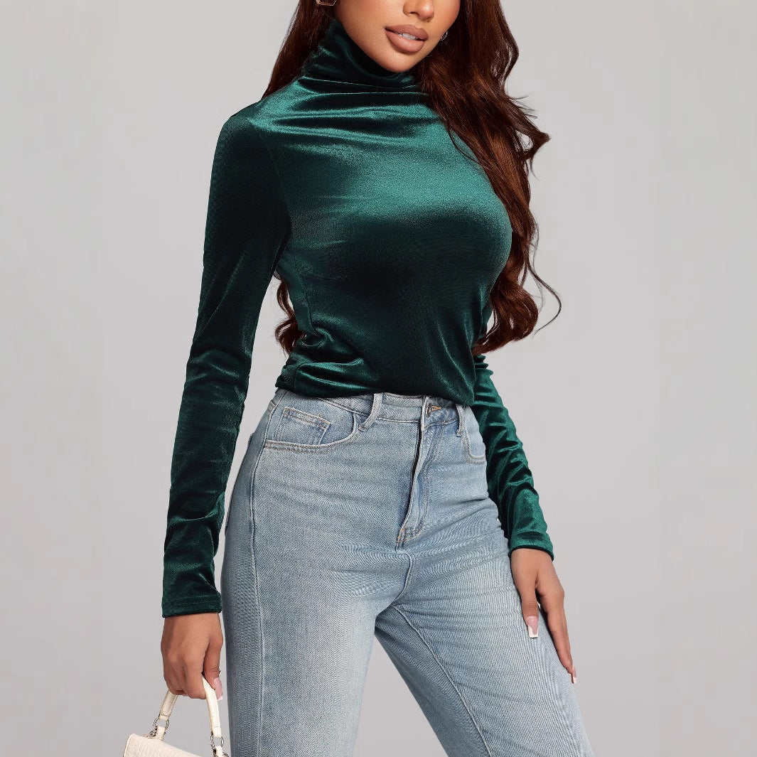 Emerald Whisper Turtleneck