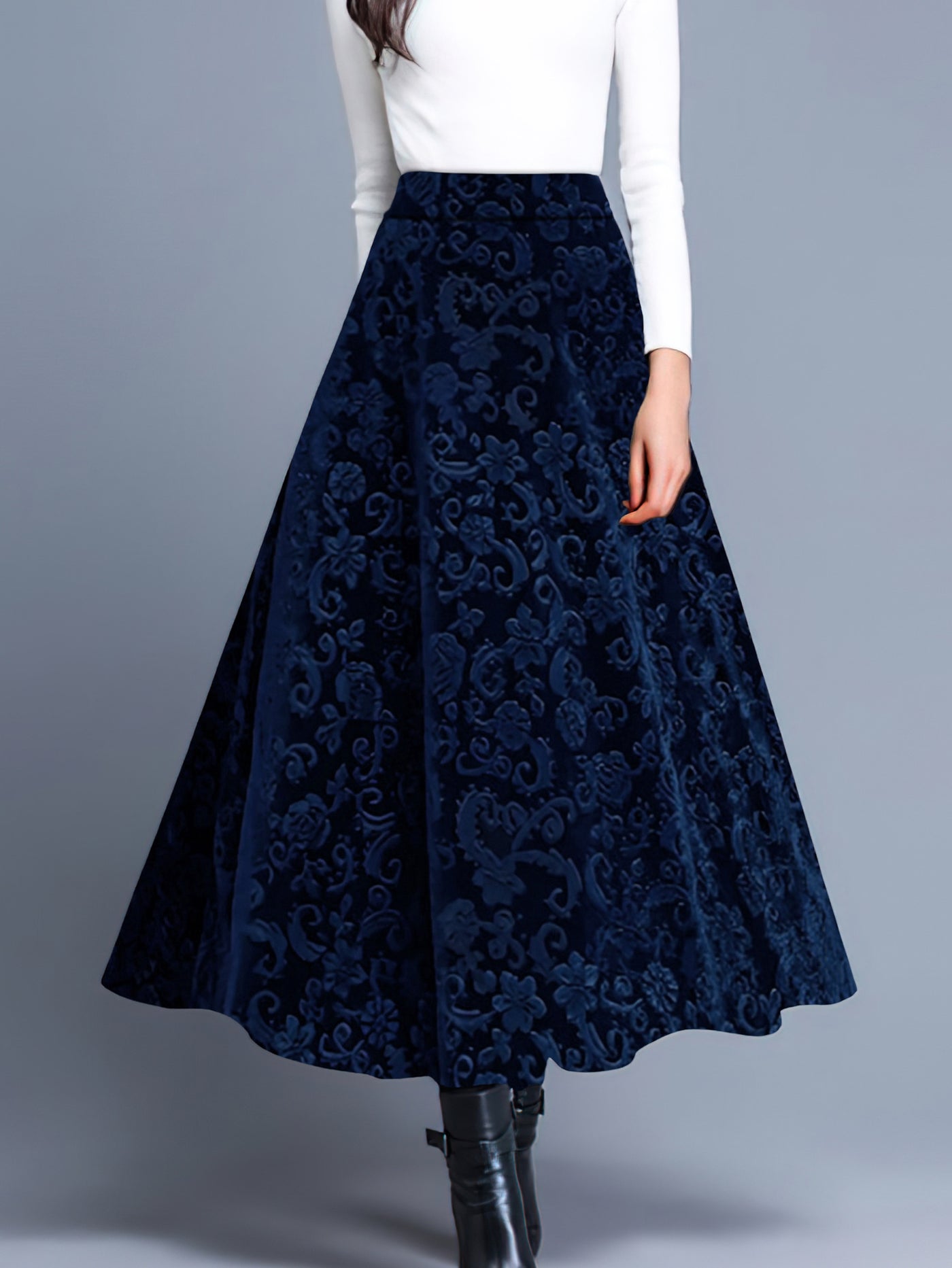 Velvet Bloom Skirt
