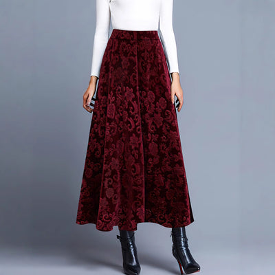 Velvet Bloom Skirt