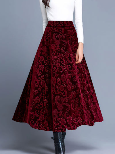 Velvet Bloom Skirt