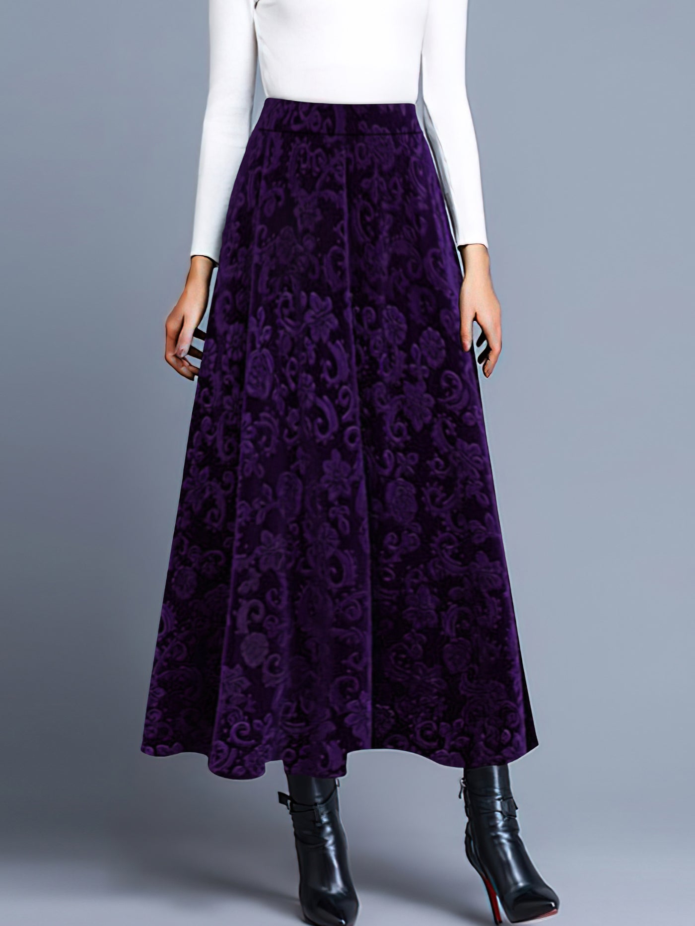 Velvet Bloom Skirt