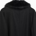 Cream Fur Collar Coat