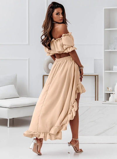 Frill Dune Set