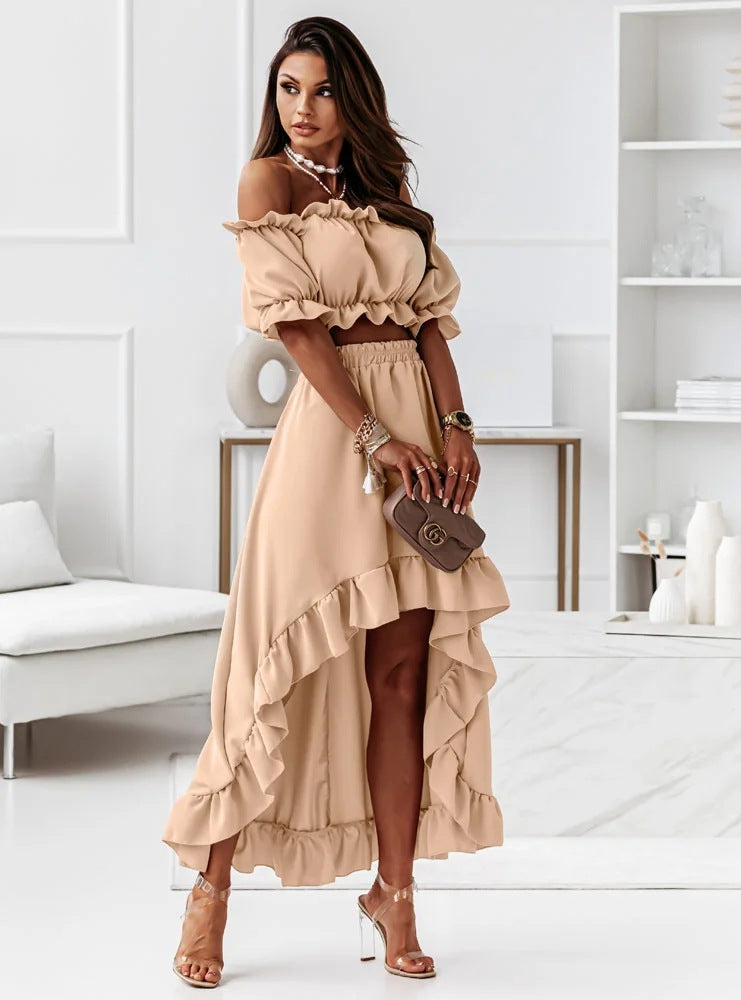 Frill Dune Set