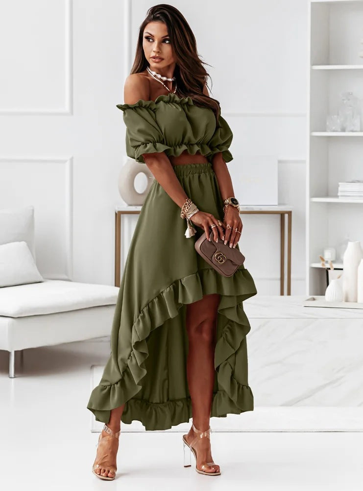Frill Dune Set