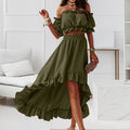 Frill Dune Set