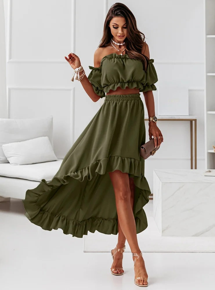 Frill Dune Set