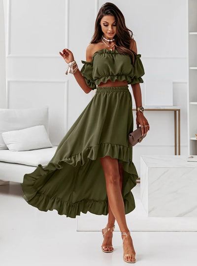 Frill Dune Set