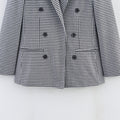 Noir Check Blazer