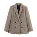 Noir Check Blazer