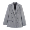 Noir Check Blazer