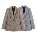 Noir Check Blazer