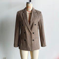 Noir Check Blazer
