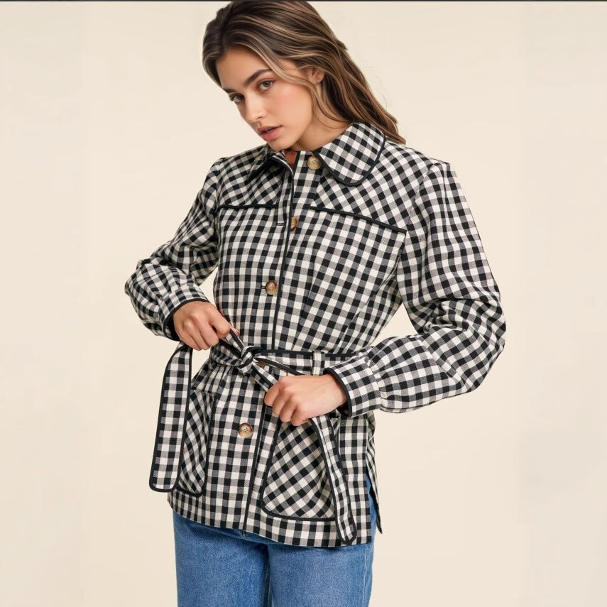 Winter Gingham Jacket