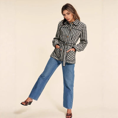 Winter Gingham Jacket