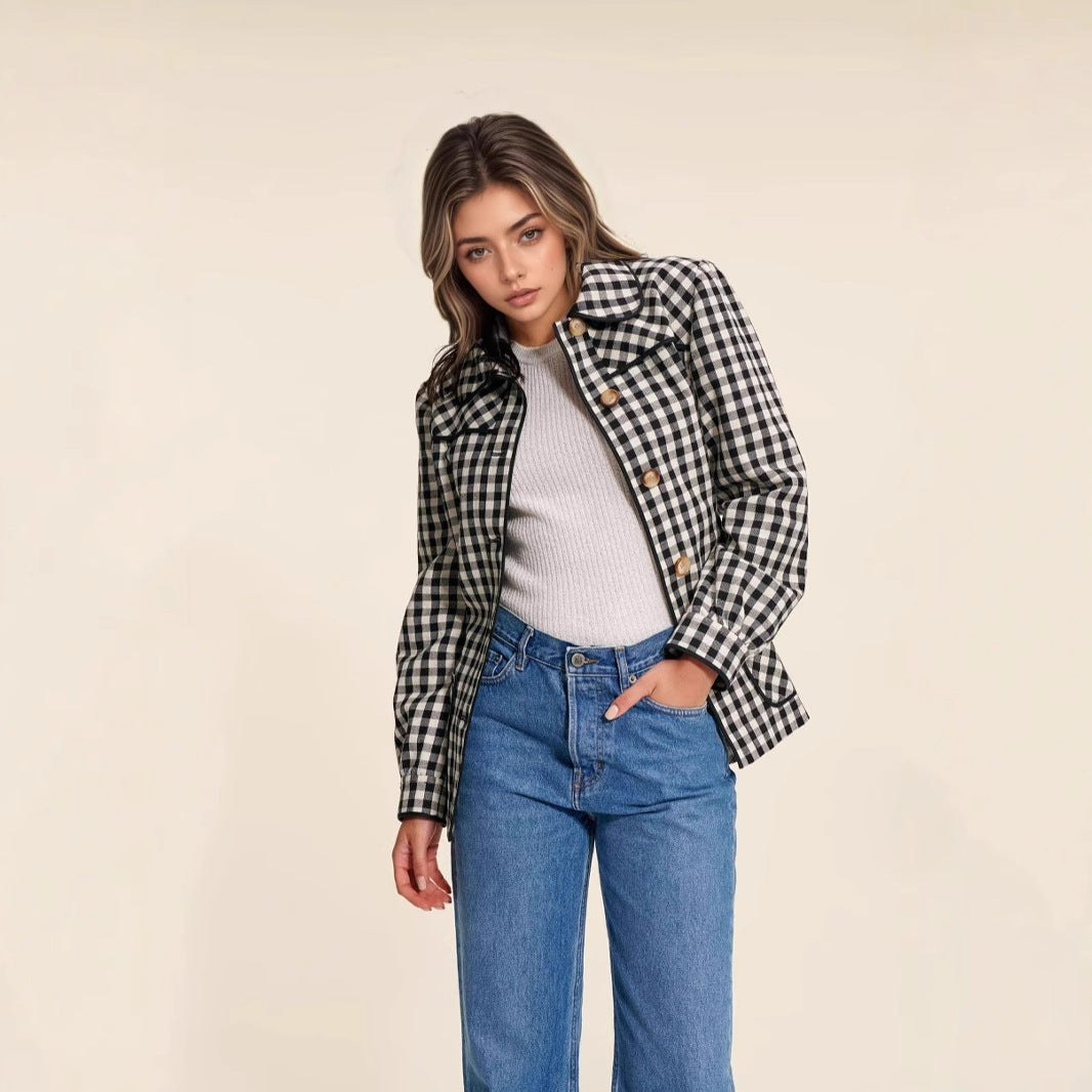Winter Gingham Jacket